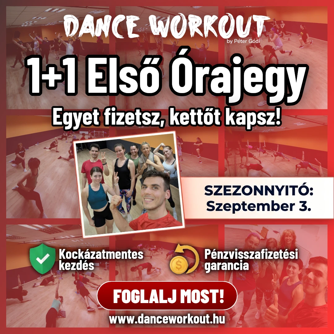 Kezdd az őszt velünk! Próbáld ki a Dance Workoutot az 1+1 Első Órajeggyel! 🍂